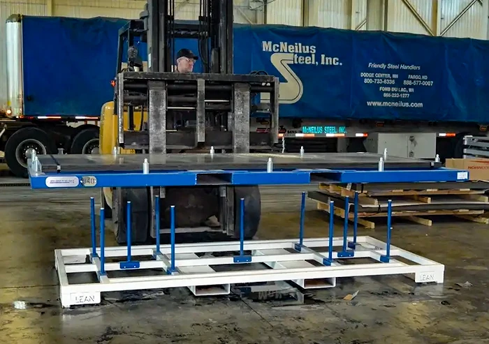 depalletizer for loading the horizontal Bplarack